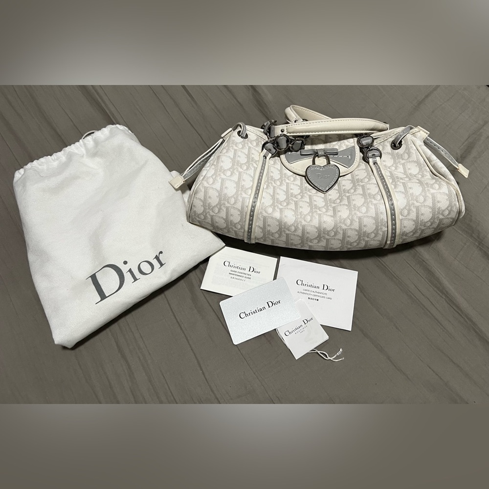 Vintage Christian Dior Monogram Romantique Trotter “log” bag